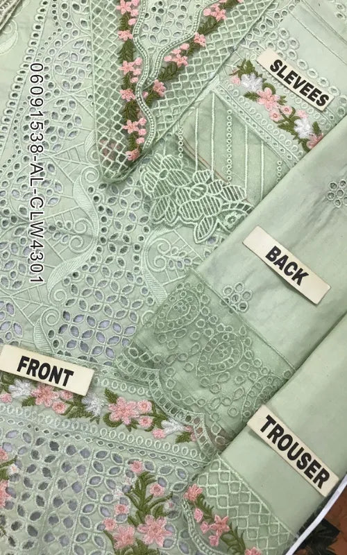 ADAN LIBAS ⏐ 06091538-AL-CLW4401 ⏐ COTTON LAWN ⏐ EMBROIDERED