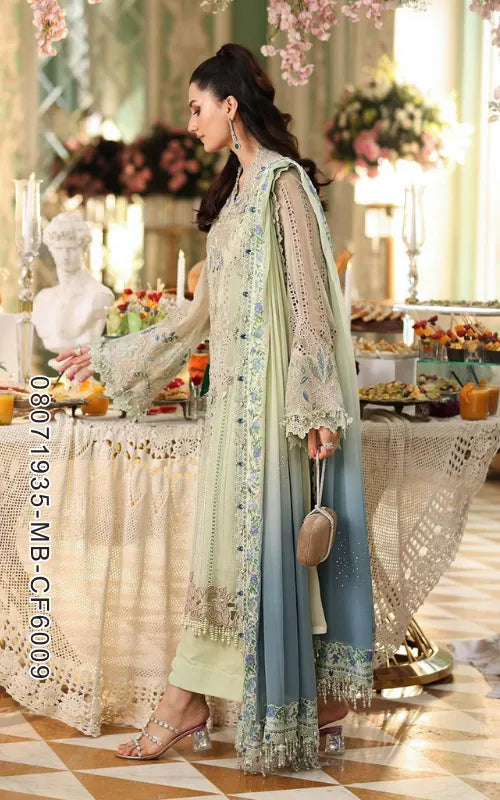 MARIA B ⏐ 08071935-MB-CF6009 ⏐ CHIFFON ⏐ EMBROIDERED