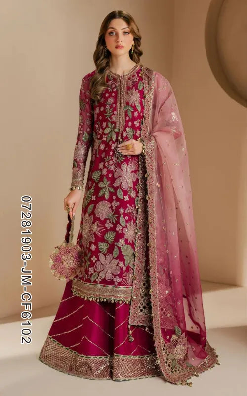 JAZMIN ⏐ 07281903-JM-CF6102 ⏐ CHIFFON ⏐ EMBROIDERED