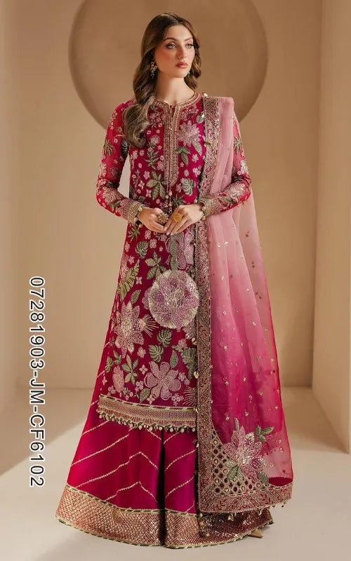 JAZMIN ⏐ 07281903-JM-CF6102 ⏐ CHIFFON ⏐ EMBROIDERED