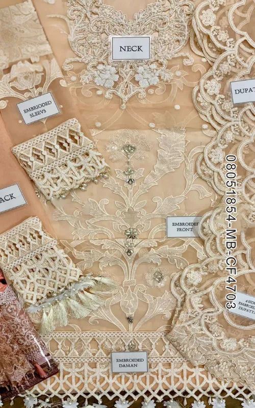 MARIA B ⏐ 08051854-MB-CF4703 ⏐ ORGANZA ⏐ EMBROIDERED