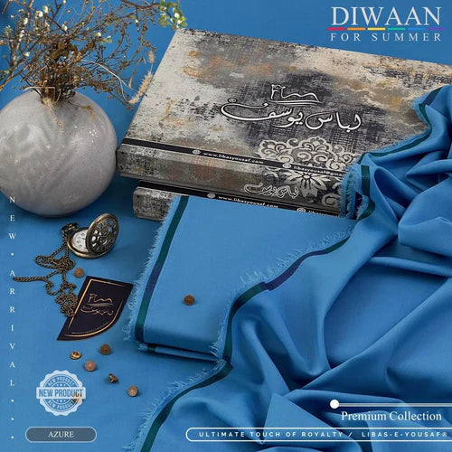 DIWAAN | Crafted by Libas e Yousaf | Wash & Wear | Summer | Azure
