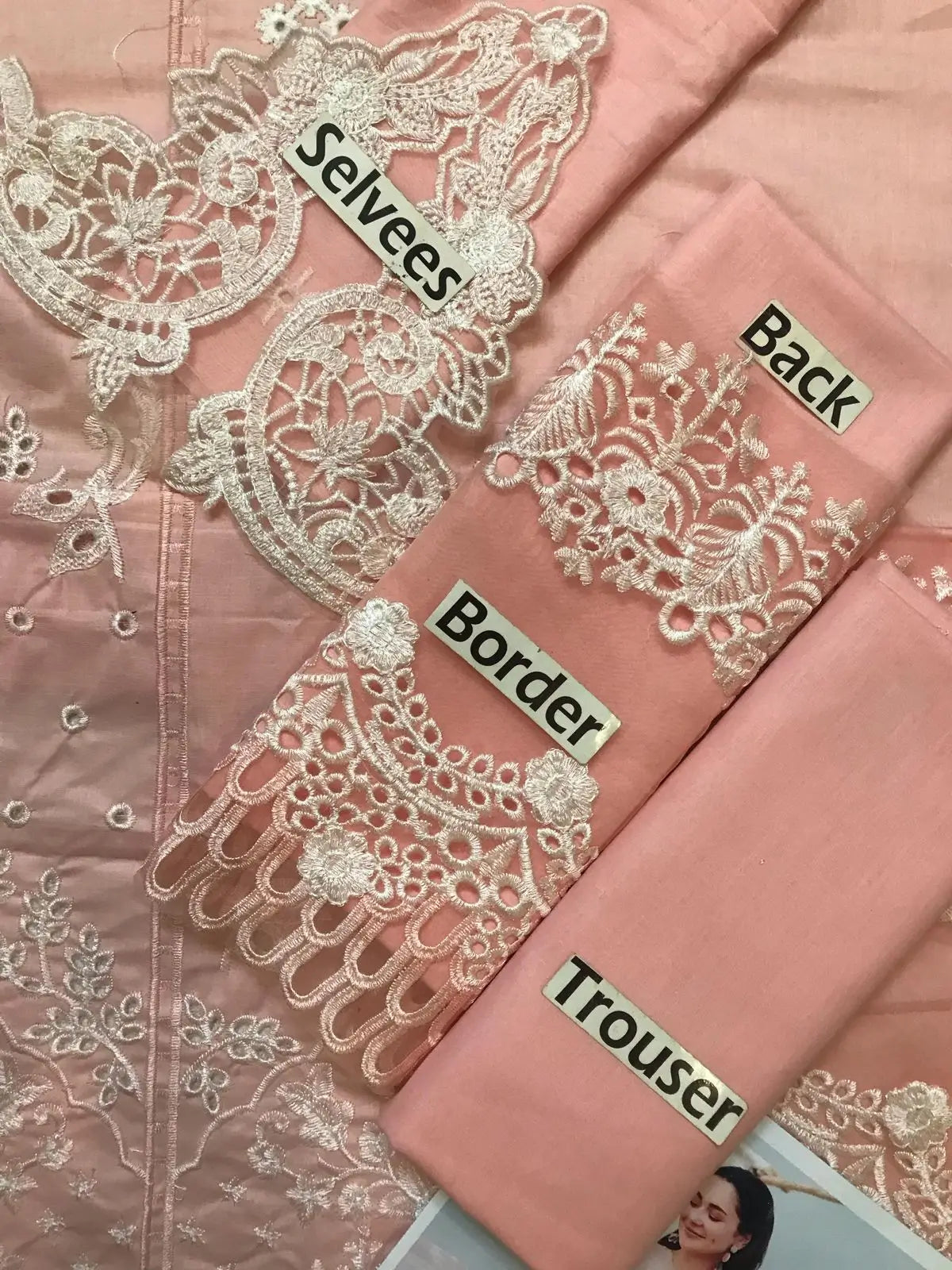 SERENE PREMIUM ⏐ EMBROIDERED WORK ⏐ CHIFFON DUPATTA ⏐ PURE LAWN