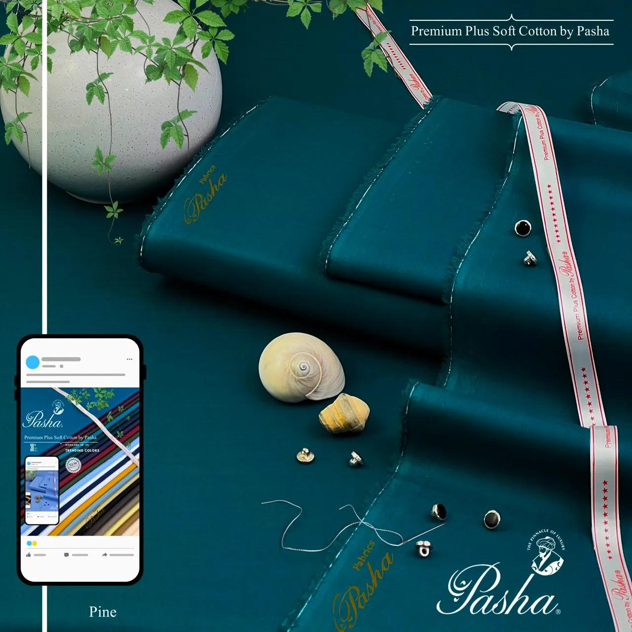 PASHA - Dandy - Soft Cotton - Pine