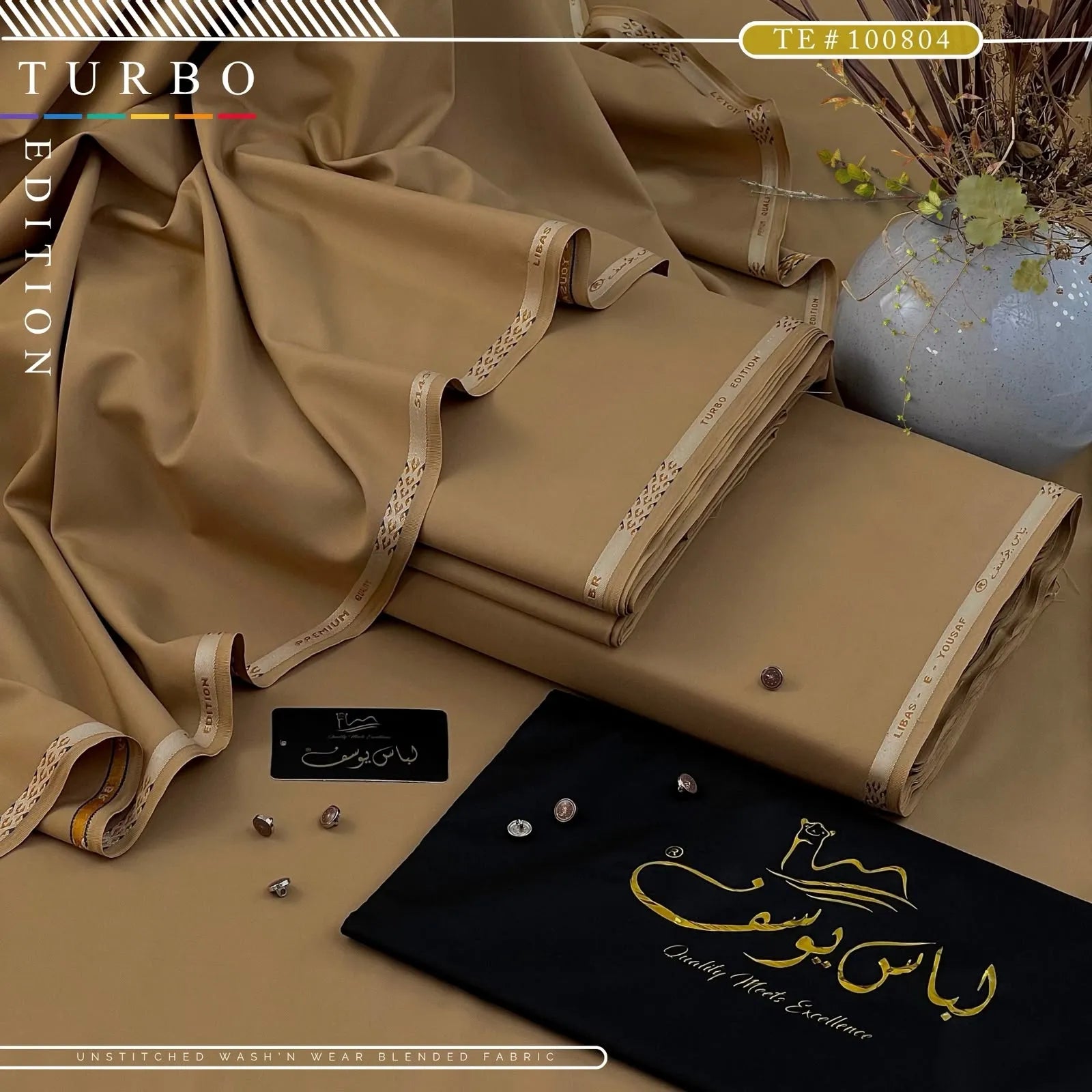 TURBO EDITION | Crafted by Libas e Yousaf | Wash & Wear | Summer | TE # 100804
