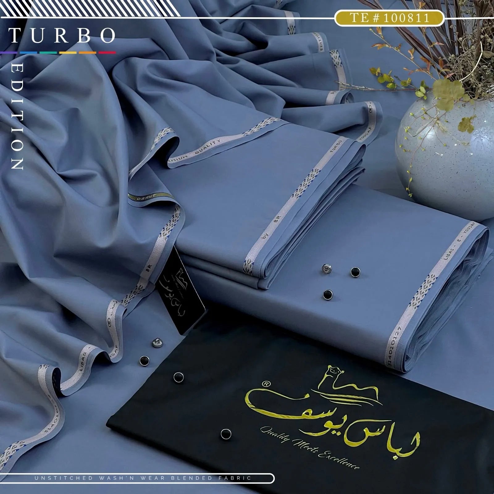 TURBO EDITION | Crafted by Libas e Yousaf | Wash & Wear | Summer | TE # 100811