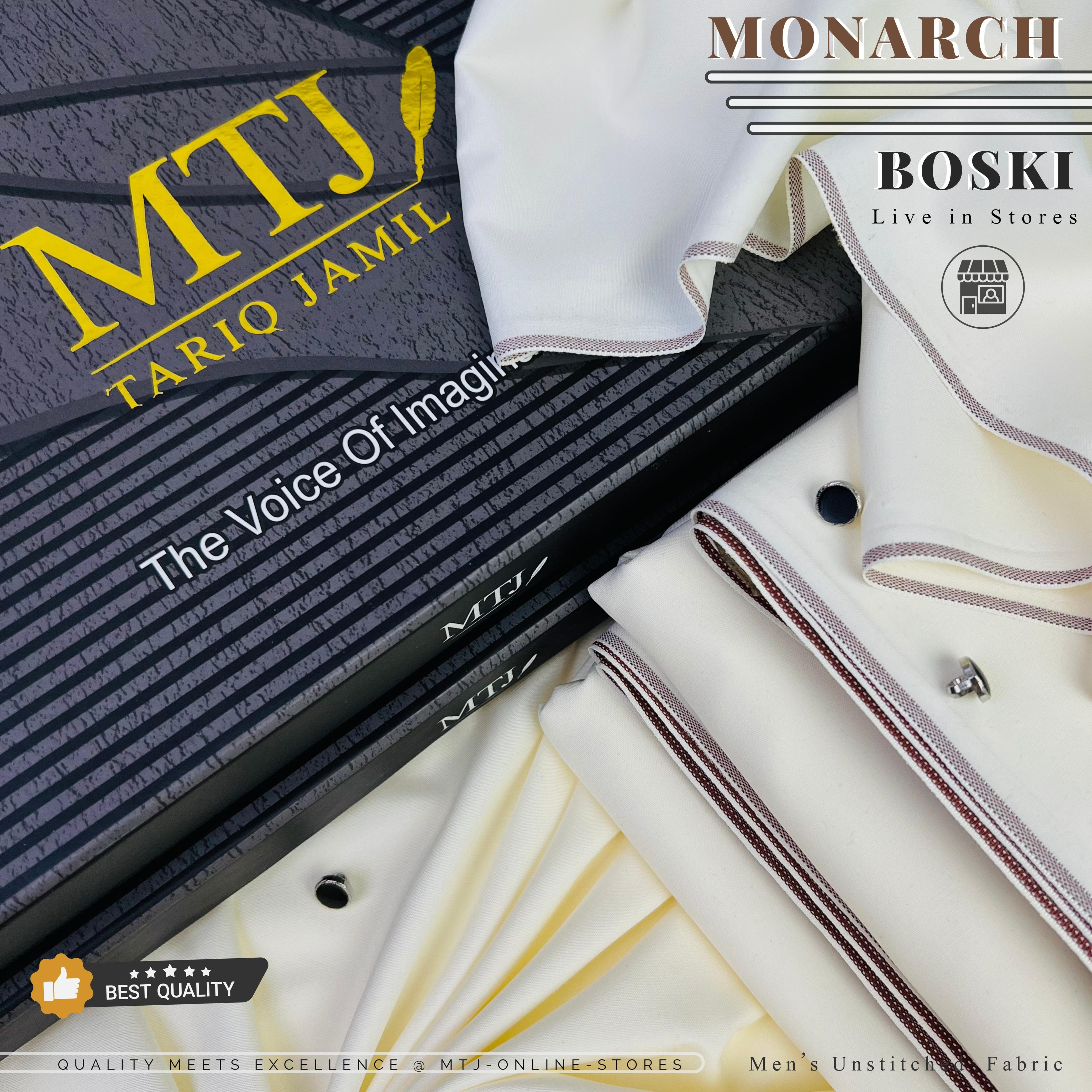 MTJ Monarch Boski BOSKI ⏐ RICH CAREEM( Unstitched ) Suit