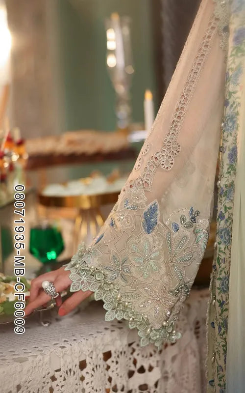 MARIA B ⏐ 08071935-MB-CF6009 ⏐ CHIFFON ⏐ EMBROIDERED