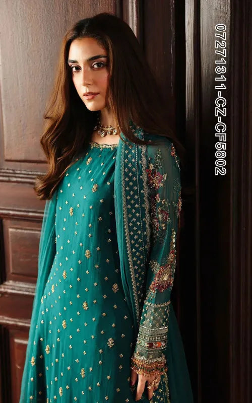 CHARIZMA ⏐ 07271311-CZ-CF5802 ⏐ CHIFFON ⏐ EMBROIDERED