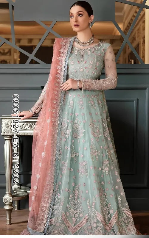 EMAAN ADEEL ⏐ 08051827-EA-NT4202 ⏐ NET ⏐ EMBROIDERED