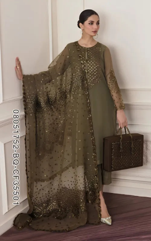BAROQUE ⏐ 08051752-BQ-CF35501 ⏐ CHIFFON ⏐ EMBROIDERED