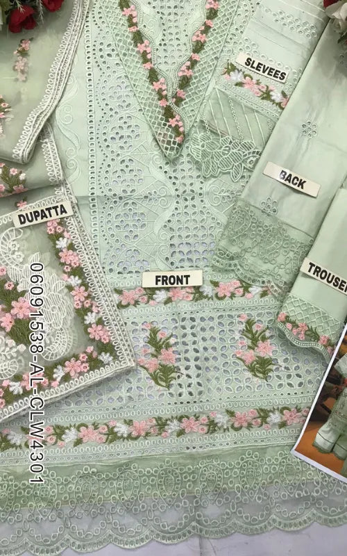 ADAN LIBAS ⏐ 06091538-AL-CLW4401 ⏐ COTTON LAWN ⏐ EMBROIDERED