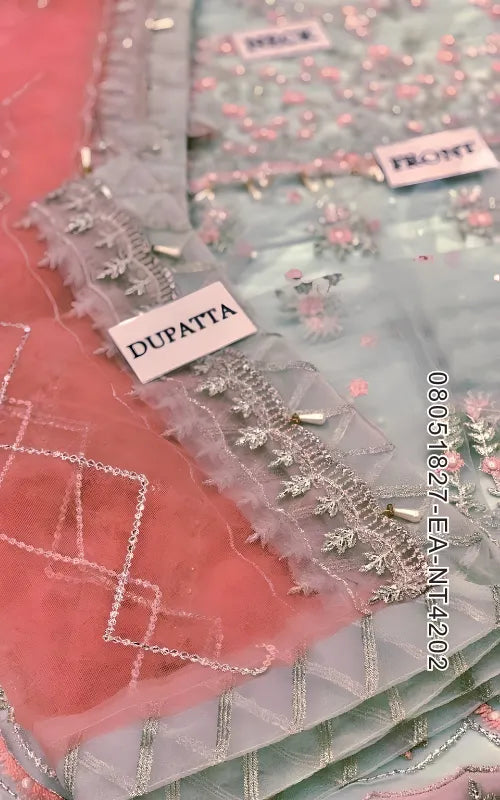 EMAAN ADEEL ⏐ 08051827-EA-NT4202 ⏐ NET ⏐ EMBROIDERED