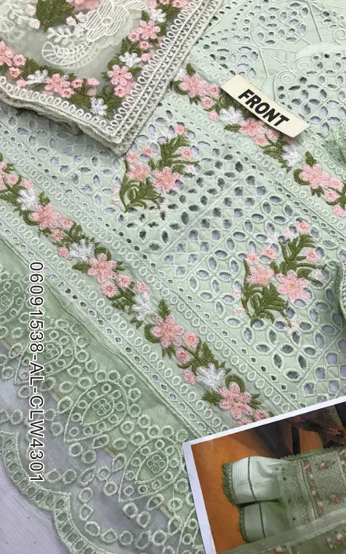 ADAN LIBAS ⏐ 06091538-AL-CLW4401 ⏐ COTTON LAWN ⏐ EMBROIDERED
