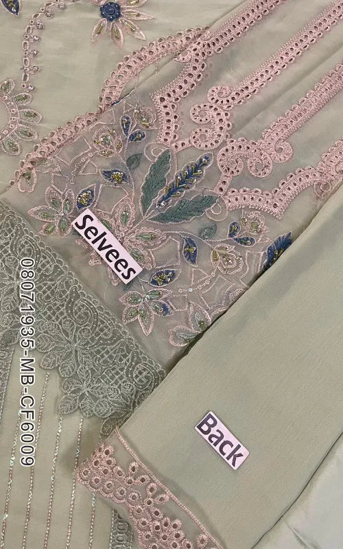 MARIA B ⏐ 08071935-MB-CF6009 ⏐ CHIFFON ⏐ EMBROIDERED