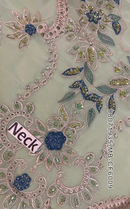 MARIA B ⏐ 08071935-MB-CF6009 ⏐ CHIFFON ⏐ EMBROIDERED