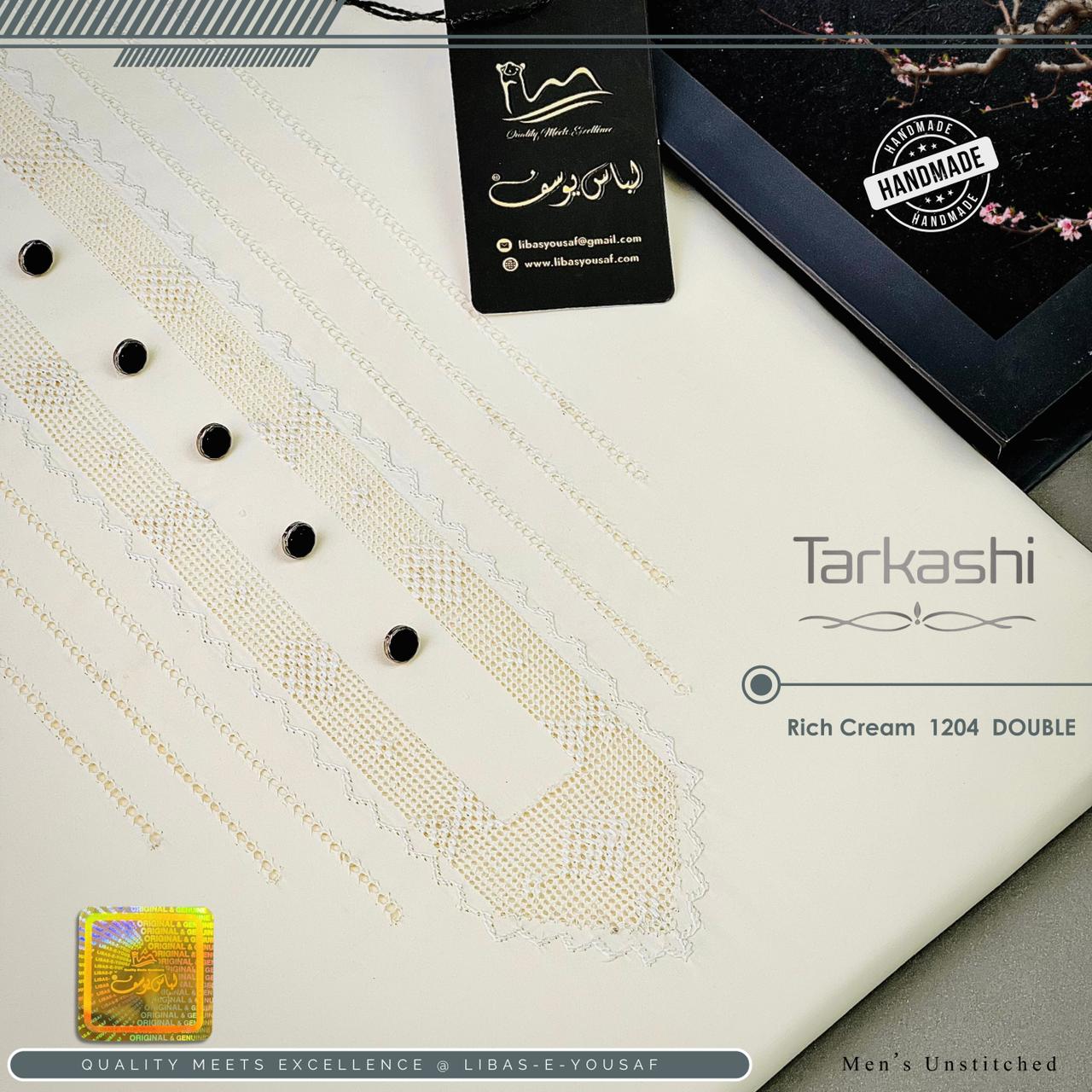 Butter Blend TarKashi | Crafted by Libas e Yousaf | Shade 1204 – Rich Cream 