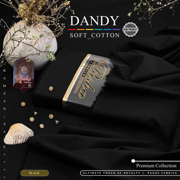 PASHA - Dandy - Soft Cotton - Black
