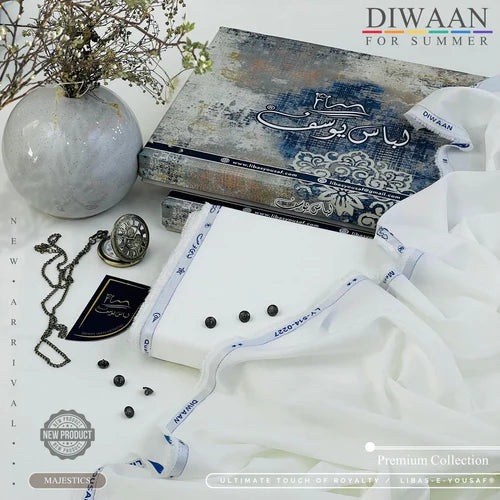DIWAAN | Crafted by Libas e Yousaf | Wash & Wear | Summer | Majestic