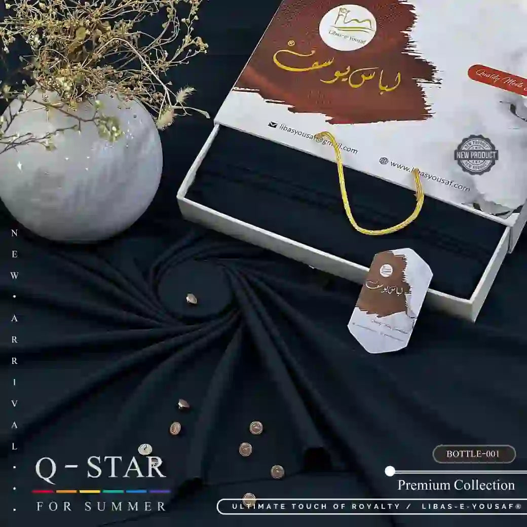 Q Star | By Libas e Yousaf | Wash & Wear | Bottle - 001
