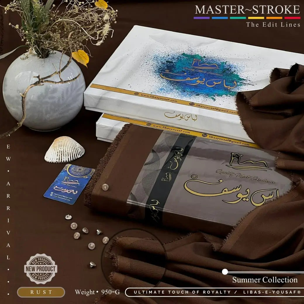 MASTER STROKE l By Libas e Yousaf | Wash & Wear | RUST