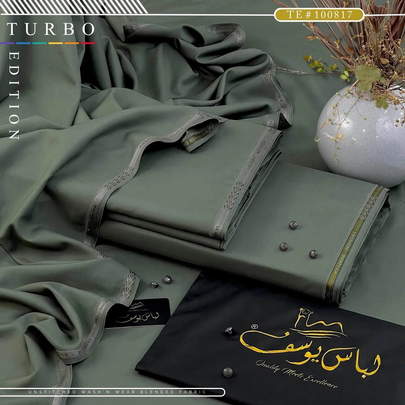 TURBO EDITION | Crafted by Libas e Yousaf | Wash & Wear | Summer | TE # 100817