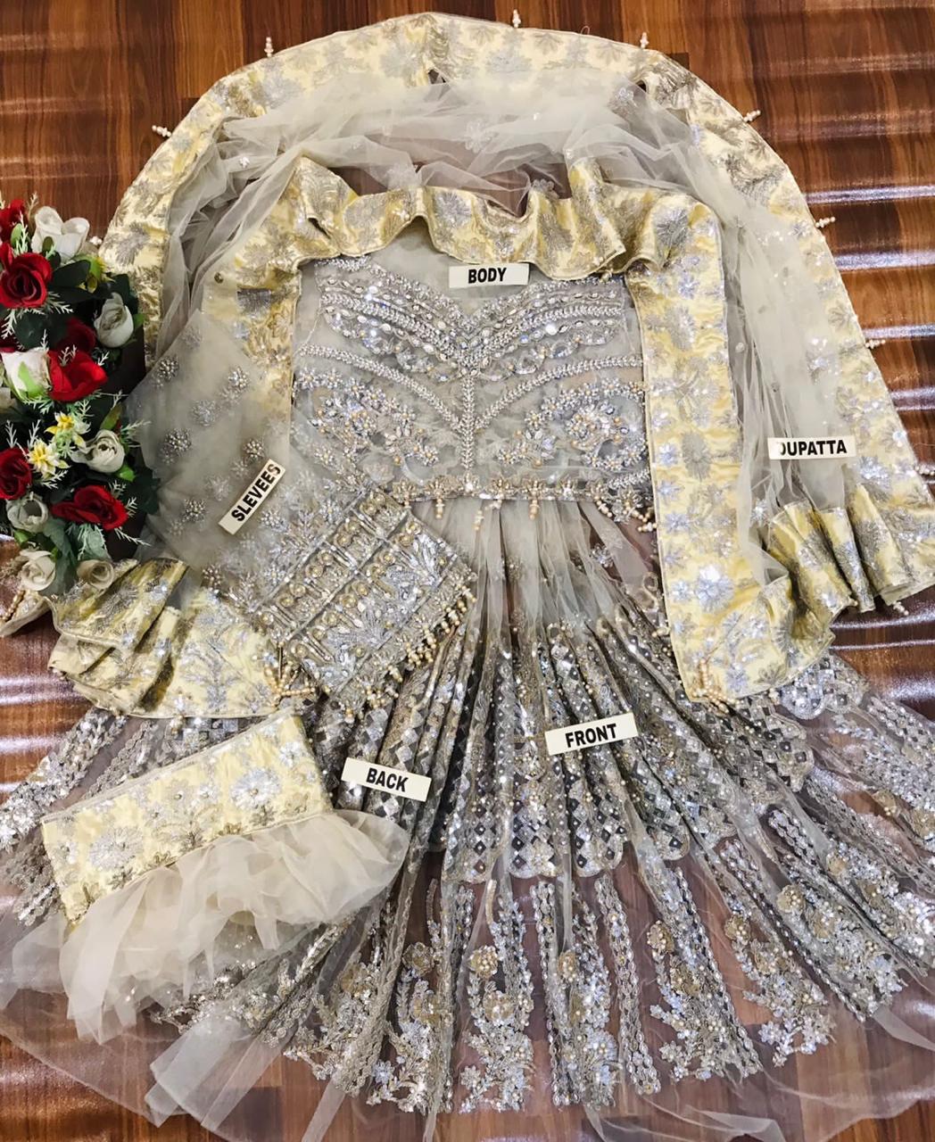 ANAYA  bridal maxi RUDAD E SAHR long frock