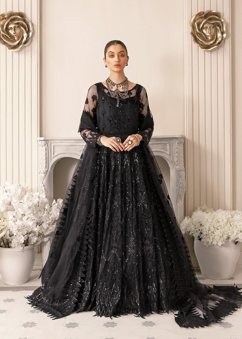 AKBAR ASLAM bridal maxi RUDAD E SAHR long frock